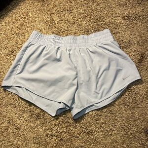 Nike Women's Sky Blue Athletic Shorts